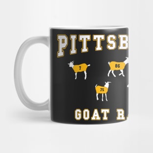 Pittsburgh Football GOAT Ranch Funny Football Animals Mug